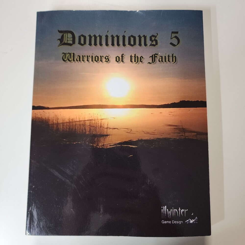 Dominions 5 Warriors Of The Faith Program Book Illwinter Game Design
